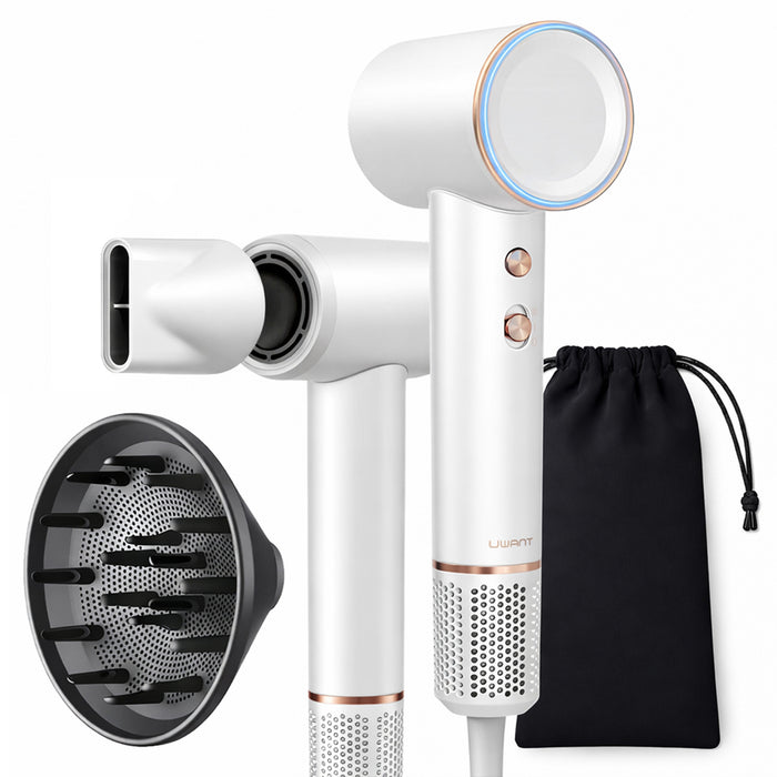 UWANT H100 Hair Dryer with Diffuser - White