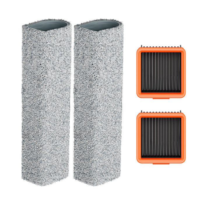 Roller mopping brush for UWANT D700Pro vacuum cleaner (2 pieces) + HEPA filter (2 pieces)