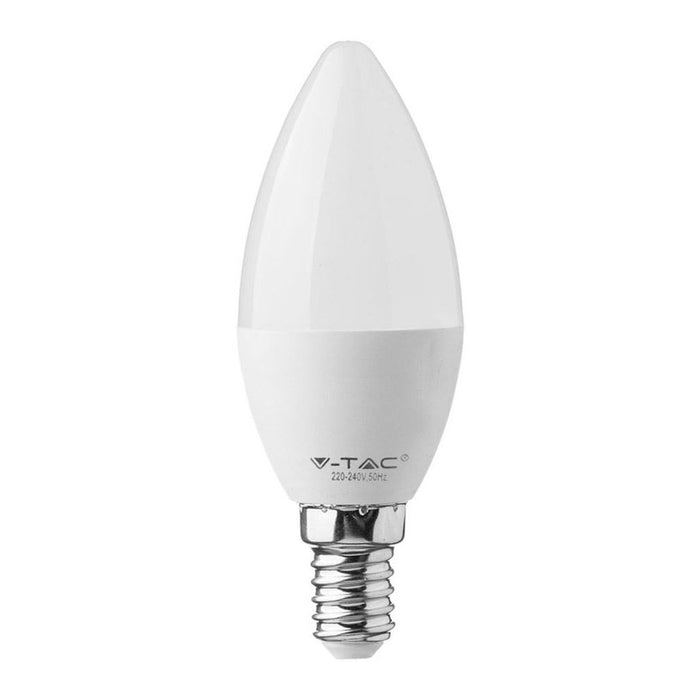 LED BULB E14 7W 4000K 600LM CANDLE V-TAC