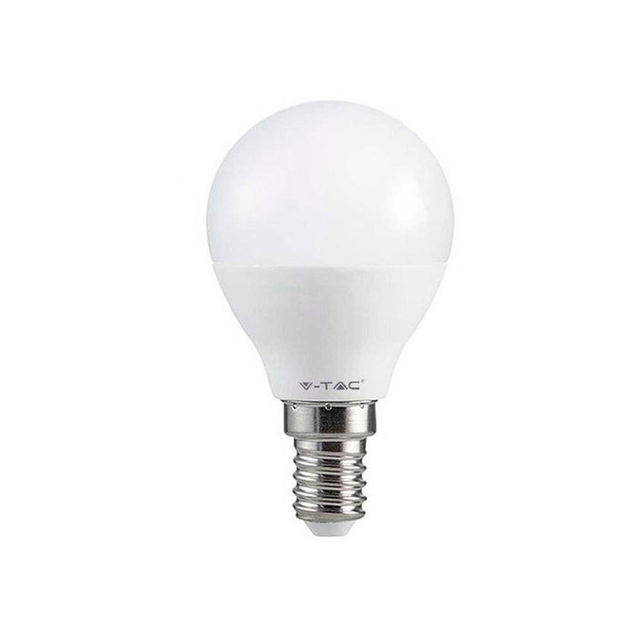 LED BULB E14 7W 3000K 600LM BALL V-TAC