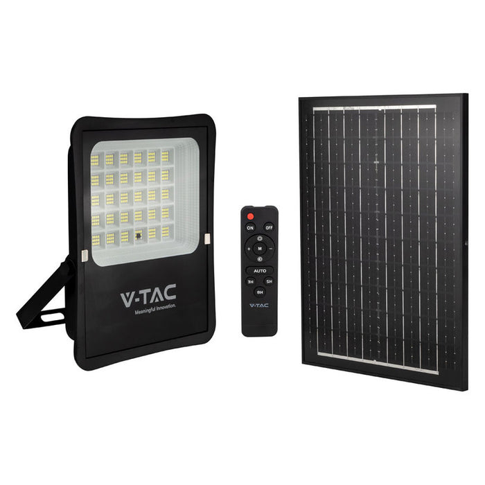 LED SOLAR FLOODLIGHT 20W 6400K 2400LM V-TAC