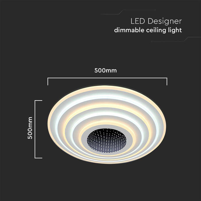 LED CEILING LAMP 125W 3000-6500K Ф50 DIMMABLE V-TAC