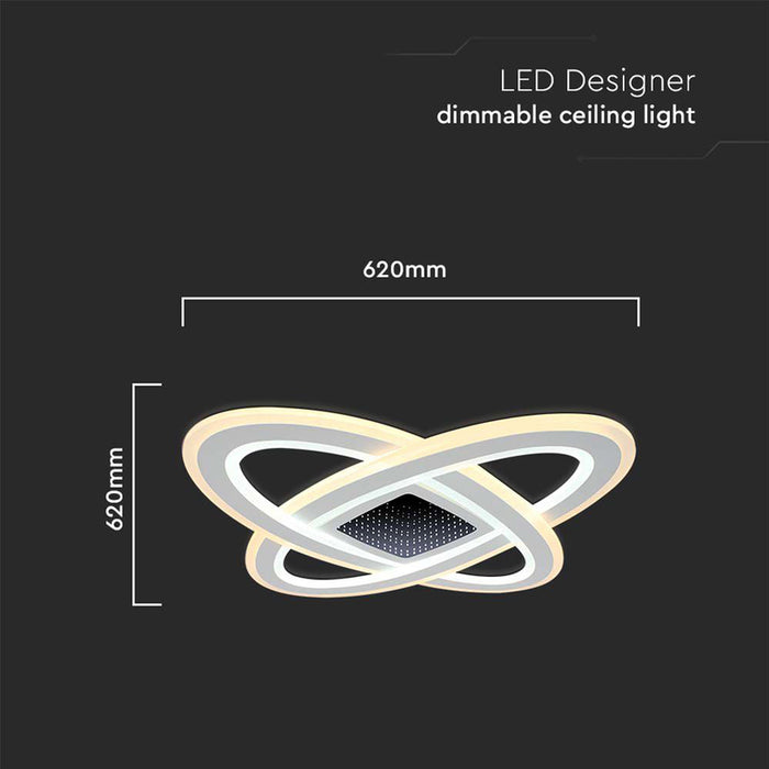 LED CEILING LAMP 130W 3000-6500K 50CM DIMMABLE V-TAC
