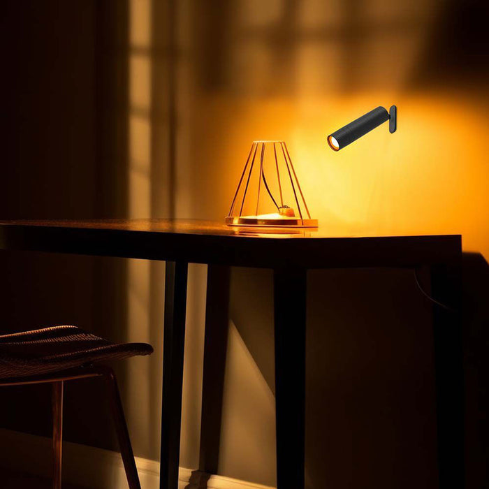 LED DESK LAMP 4000K MAGNETIC BLACK V-TAC