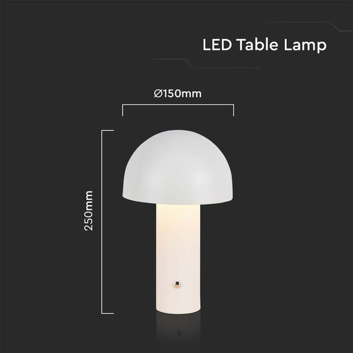 DESK LAMP 3W 200LM WHITE V-TAC