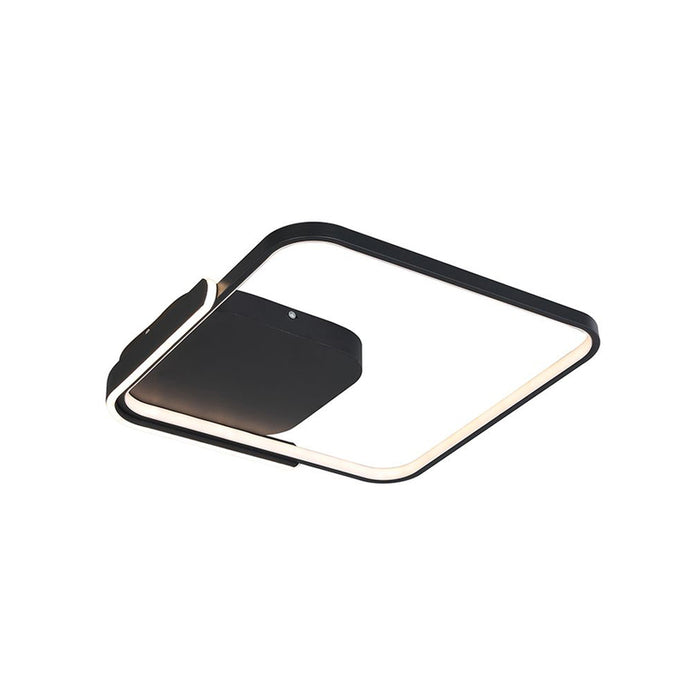 LED CEILING LIGHT 75W REMOTE CONTROL BLACK SQUARE 84025 V-TAC