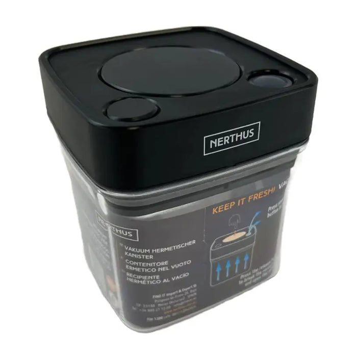 VACUUM CANISTER 500 ML NERTHUS - Кутии за храна и купи<<<Домашни потреби<<<Кухня<<<Praktiker