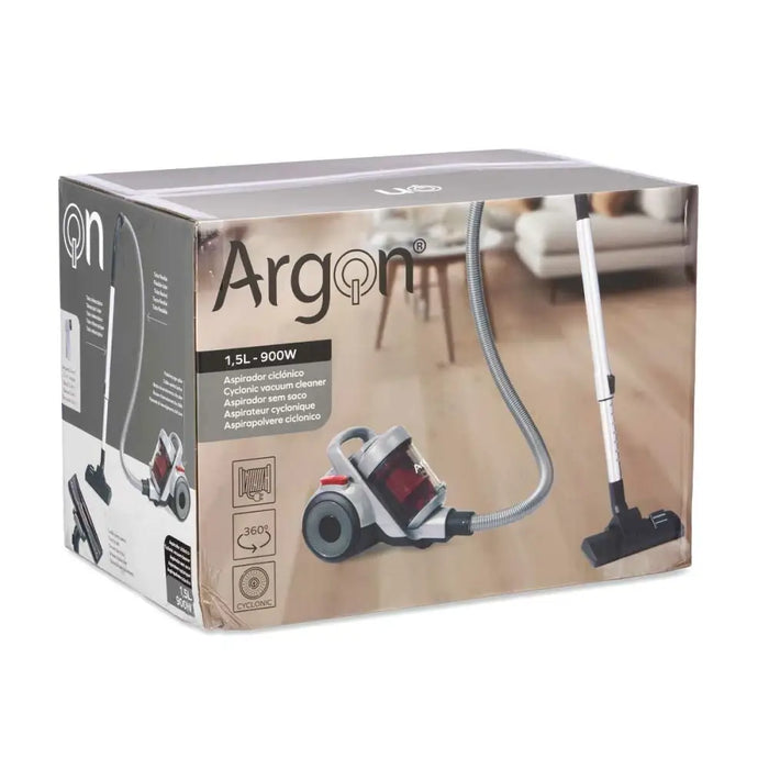 Vacuum Cleaner Argon Red Grey 900 W - Почистване Прахосмукачки И Гладене<<<Дом Градина<<<BigBuy&&&Прахосмукачки и