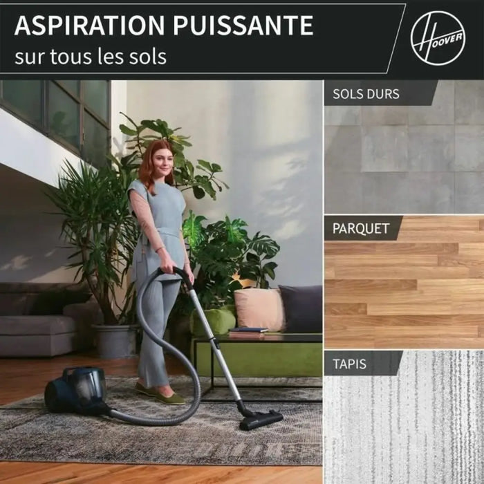 vacuum cleaner Hoover HP110HM Blue 700 W - Почистване Прахосмукачки И Гладене<<<Дом Градина<<<BigBuy&&&Прахосмукачки и