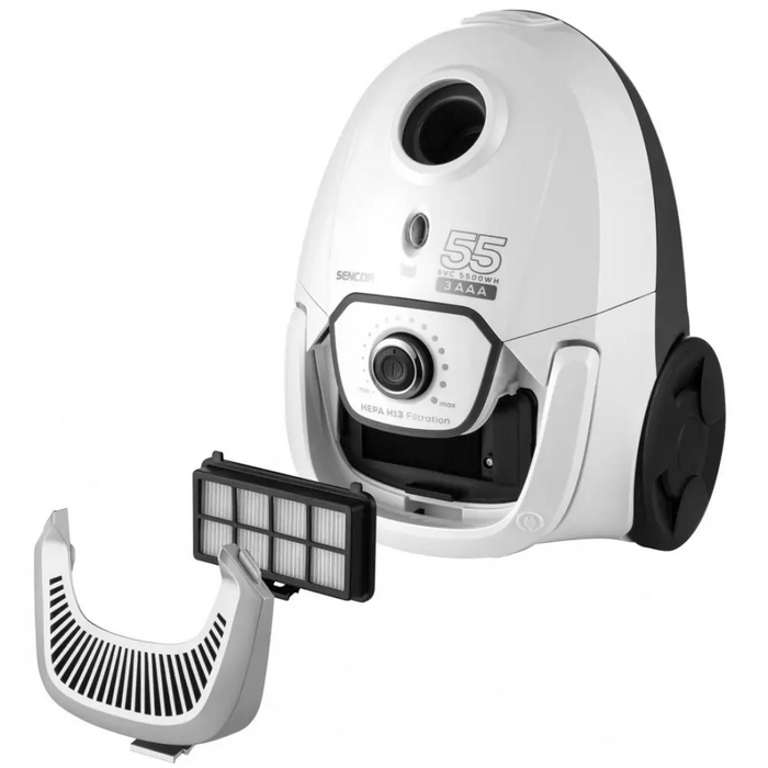 Vacuum cleaner Sencor SVC 5500WH - Прахосмукачки стандартни<<<Прахосмукачки<<<Малки електроуреди<<<TechMart