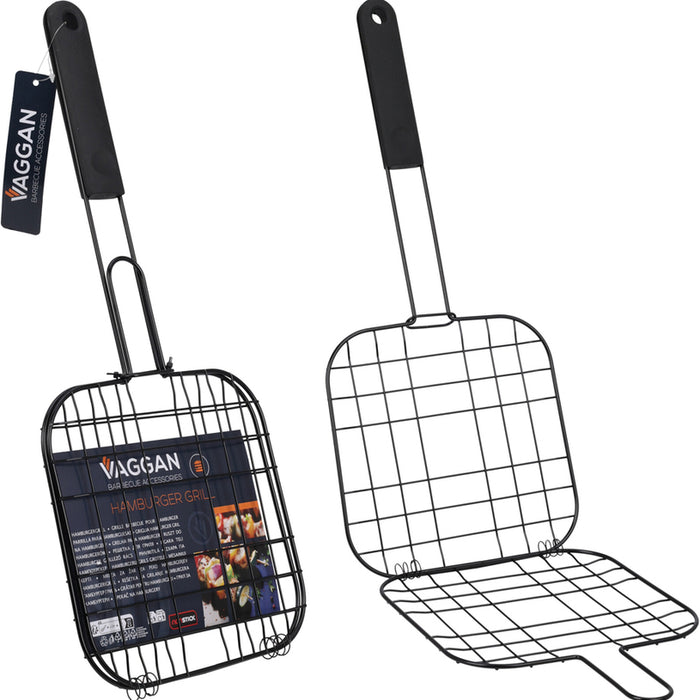 BARBECUE GRILL FOR HAMBURGERS 38X20CM VAGGAN YL7900960