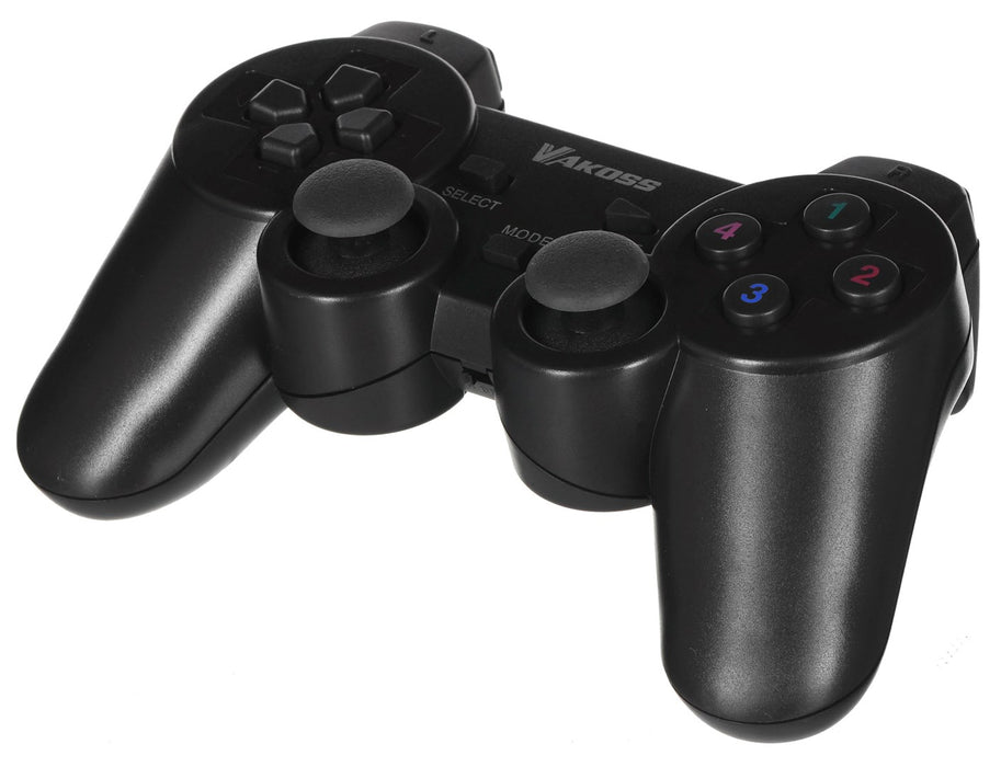 Vakoss GP-4705BK Gaming Controller Black RF Gamepad Analogue / Digital PC, Playstation 3