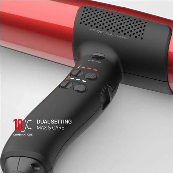Hairdryer VALERA MatrixCare AI Metallic Red 501.00 MA MR