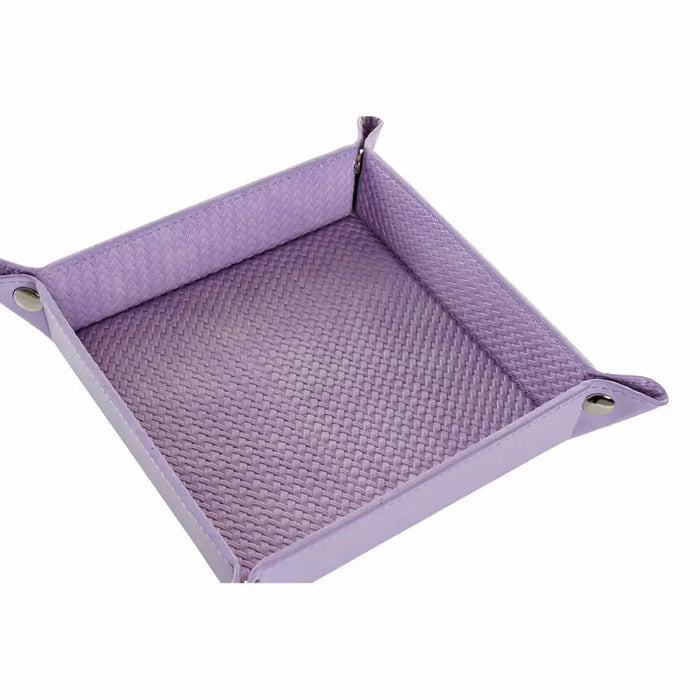 Valet Tray DKD Home Decor Lilac Romantic 20 x 20 x 4 cm - Декорация и Осветление<<<Дом Градина<<<BigBuy&&&Други