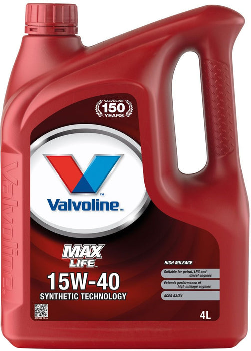 VALVOLINE MAXLIFE 15W-40 4L