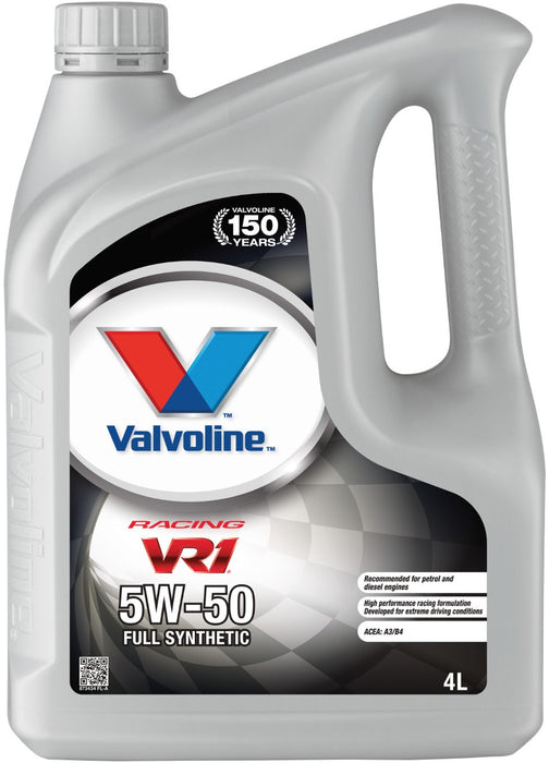 VALVOLINE VR1 RACING 5W-50 4L