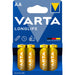 VARTA LONGLIFE AA BATTERIES - Батерии<<<Батерии и фенери<<<Осветление<<<Praktiker&&&Батерии<<<Аксесоари за