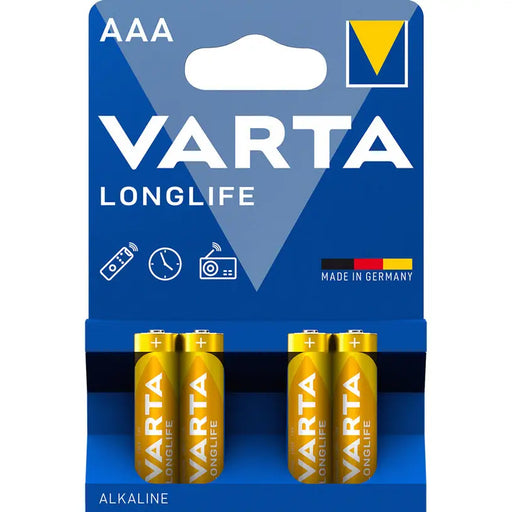 VARTA LONGLIFE AAA BATTERIES - Батерии<<<Батерии и фенери<<<Осветление<<<Praktiker&&&Батерии<<<Аксесоари за