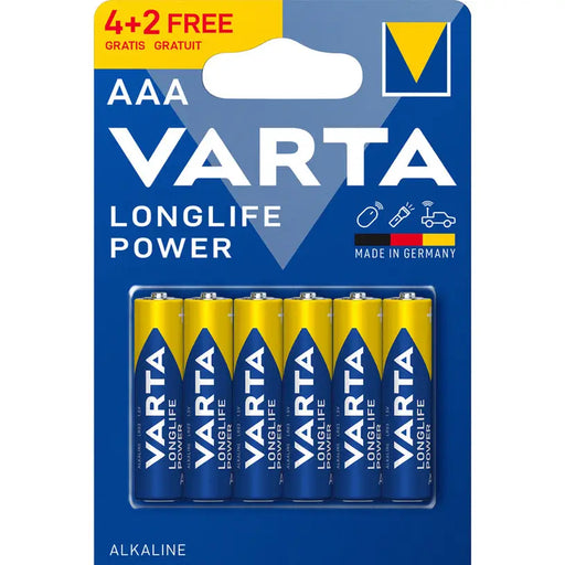 VARTA LONGLIFE POWER AAA BATTERIES - Батерии<<<Батерии и фенери<<<Осветление<<<Praktiker&&&Батерии<<<Аксесоари за