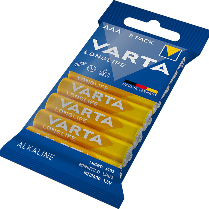 BATTERIES VARTA Longlife AAA 8pcs