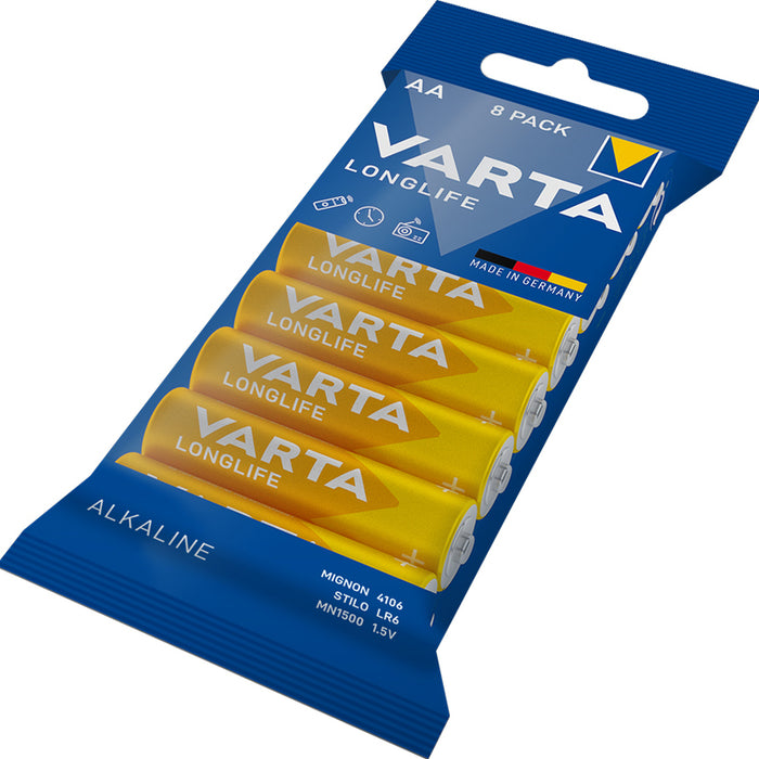 BATTERIES VARTA Longlife AA 8pcs
