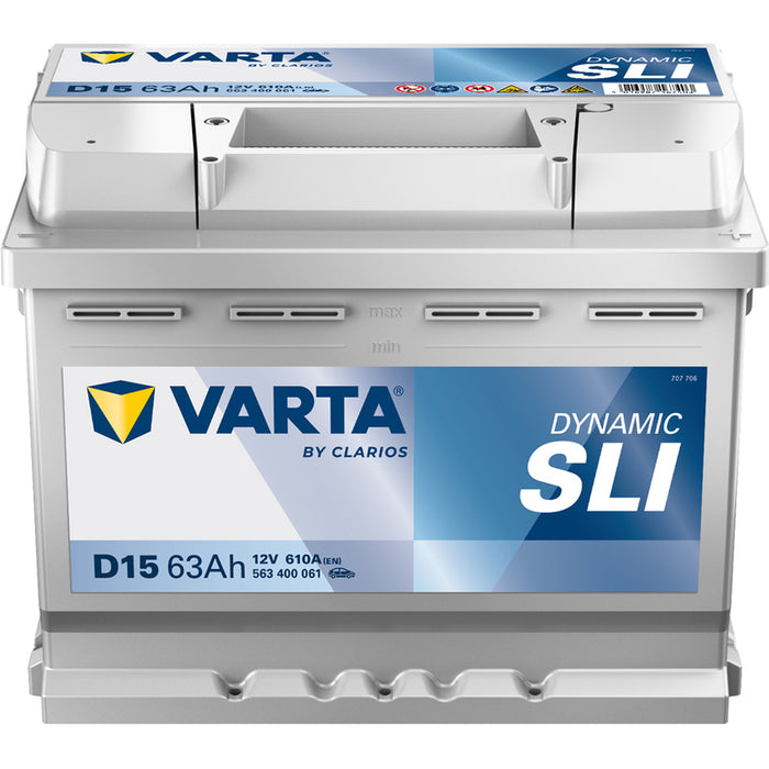 BATTERY VARTA DYNAMIC SLI 63AH