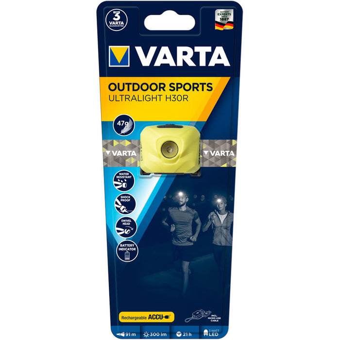VARTA SPORTS ULTRALIGHT H30R LIME lantern