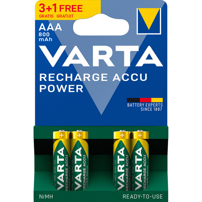 BATTERIES VARTA ACCU POWER AAA 800mAh