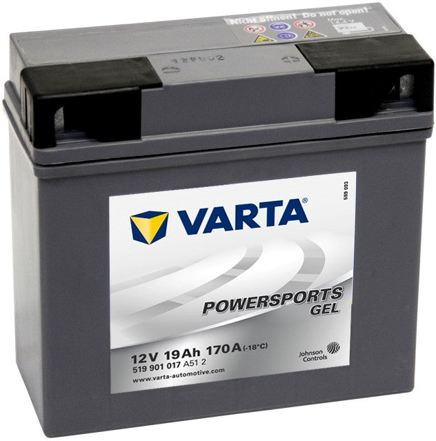 VARTA POWERSPORTS GEL 19AH 170A 12V R+