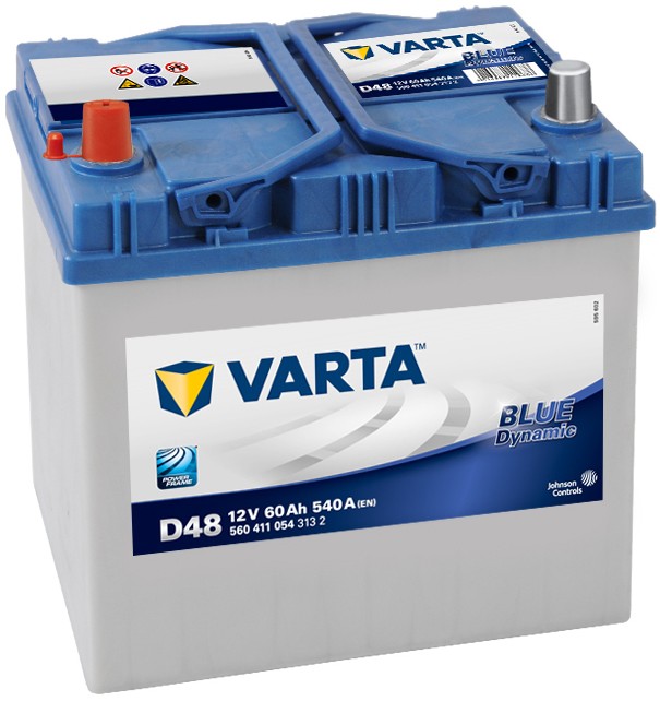 VARTA DYNAMIC SLI 60AH 540A L+ JIS