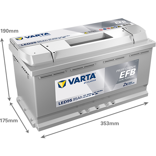 VARTA PROFESSIONAL EFB 95AH 850A R+
