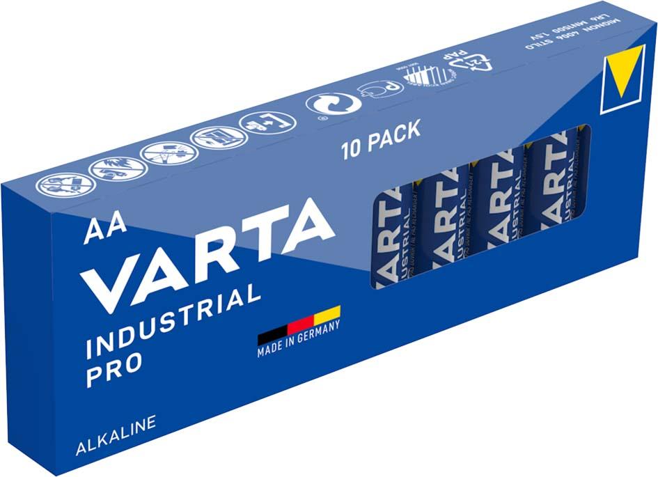 Alkaline batteries industrial LR6 AA 1.5V 10PK INDUSTRIAL PRO4006 VARTA