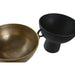 Vase DKD Home Decor 34 x 28 x 26 cm Black Golden Aluminium Modern (2 Units) - Декорация и Осветление<<<Дом