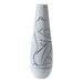Vase DKD Home Decor Abstract White Resin Modern (31.5 x 31.5 x 95.5 cm) - Декорация и Осветление<<<Дом