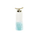 Vase DKD Home Decor Blue Golden Metal Crystal Mediterranean 19 x 15 x 41 cm - Декорация и Осветление<<<Дом