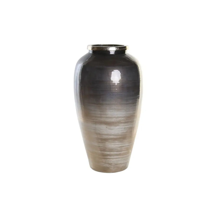 Vase DKD Home Decor Crystal Aluminium Multicolour 29 x 29 x 52 cm Modern - Декорация и Осветление<<<Дом
