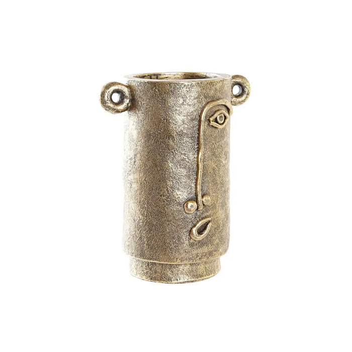 Vase DKD Home Decor Face Golden Modern (29 x 19,5 x 36 cm) - Декорация и Осветление<<<Дом Градина<<<BigBuy&&&Украса за