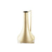 Vase DKD Home Decor Golden Metal Cream Tropical Leaf of a plant (21 x 21 x 81 cm) - Декорация и Осветление<<<Дом