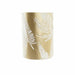 Vase DKD Home Decor Golden Metal Cream Tropical Leaf of a plant (21 x 21 x 71 cm) - Декорация и Осветление<<<Дом