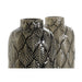Vase DKD Home Decor Green Grey Porcelain Oriental 16 x 16 x 40 cm (2 Units) - Украса за средата на масата и