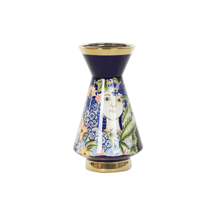Vase DKD Home Decor Porcelain Black Shabby Chic (19 x 19 x 36 cm) - Декорация и Осветление<<<Дом