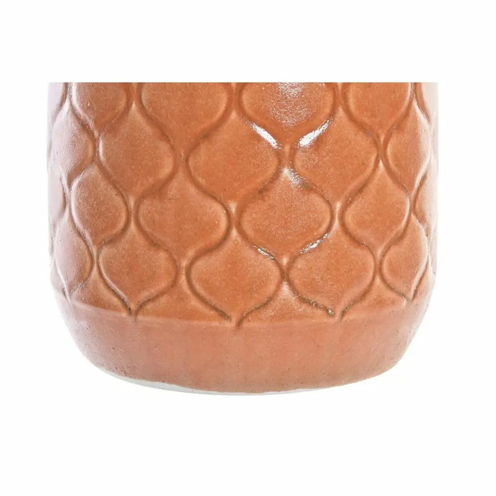 Vase DKD Home Decor Porcelain Orange Green (20 x 20 x 35 cm) (2 Units) - Декорация и Осветление<<<Дом