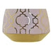 Vase DKD Home Decor Porcelain Pink Golden Oriental Chromed 16 x 16 x 18 cm - Декорация и Осветление<<<Дом