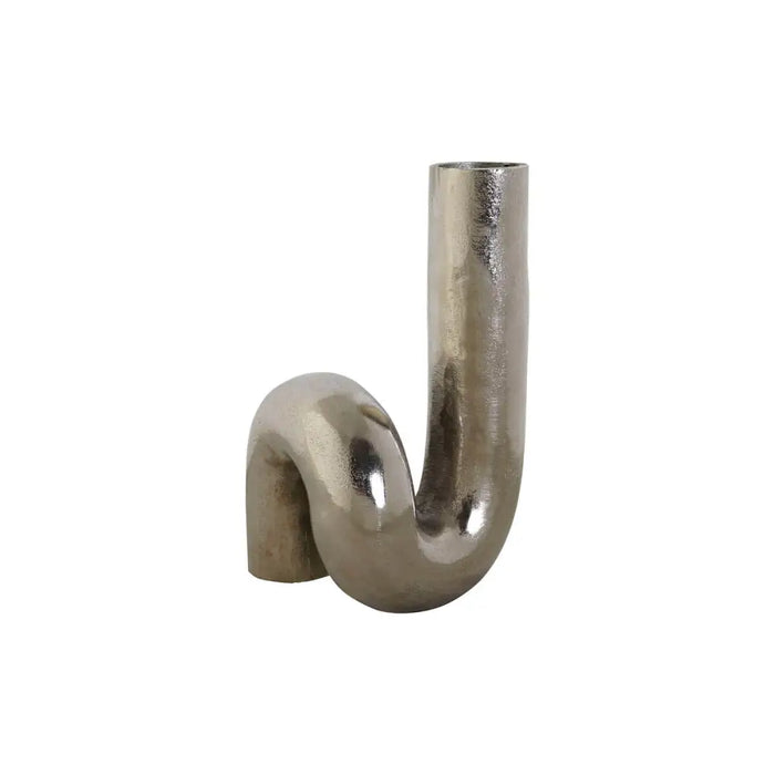Vase DKD Home Decor Silver Aluminium 15 x 15 x 26 cm - Декорация и Осветление<<<Дом Градина<<<BigBuy&&&Украса за