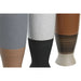 Vase DKD Home Decor White Grey Terracotta Porcelain 9,6 x 9 x 28,6 cm 9,6 x 9 x 29 cm (3 Units) - Декорация и