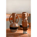 Vase DKD Home Decor White Grey Terracotta Porcelain 9,6 x 9 x 28,6 cm 9,6 x 9 x 29 cm (3 Units) - Декорация и