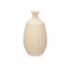 Vase Gift Decor Beige Ceramic Stripes 21 x 39 x 21 cm (2 Units) - Декорация и Осветление<<<Дом