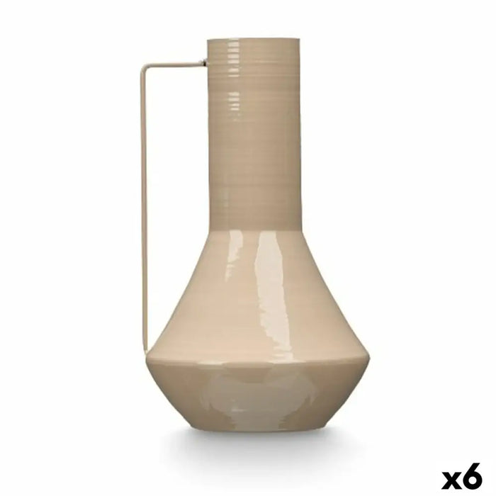 Vase Gift Decor Brown Iron Conical 17 x 29 x 7 cm (6 Units) - Декорация и Осветление<<<Дом Градина<<<BigBuy&&&Украса за