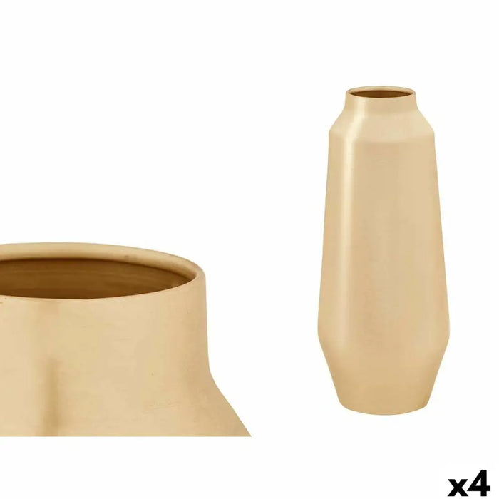 Vase Gift Decor Golden Iron 16 x 40 x 16 cm 40 x 17 x 40 cm (4 Units) - Декорация и Осветление<<<Дом