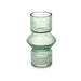 Vase Gift Decor Green Crystal Stripes 9,5 x 16,5 x 9,5 cm 10,5 x 17,5 x 10,5 cm (8 Units) - Декорация и